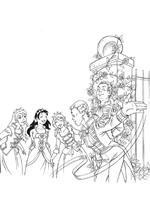 coloring page K3 de sprookjes